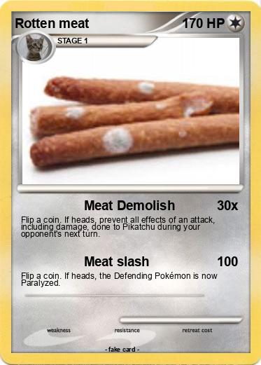 Pokemon Rotten meat