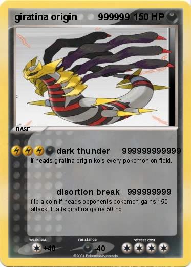Pokemon giratina origin        999999