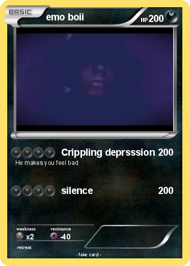 Pokemon emo boii