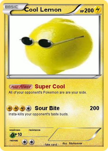Pokemon Cool Lemon