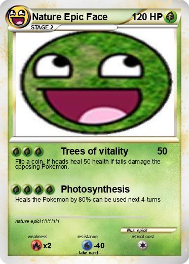 Pokemon Nature Epic Face