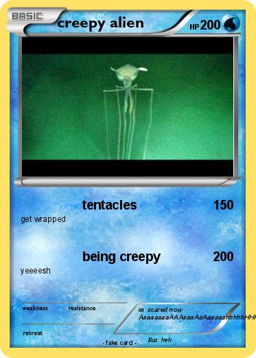 Pokemon creepy alien