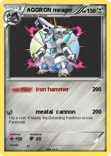 Pokemon AGGRON meager