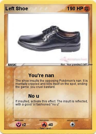 Pokemon Left Shoe