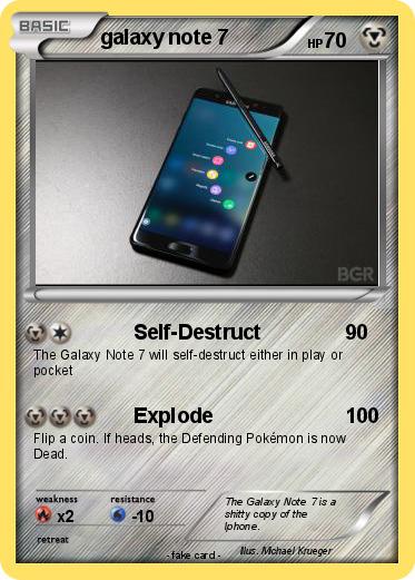 Pokemon galaxy note 7