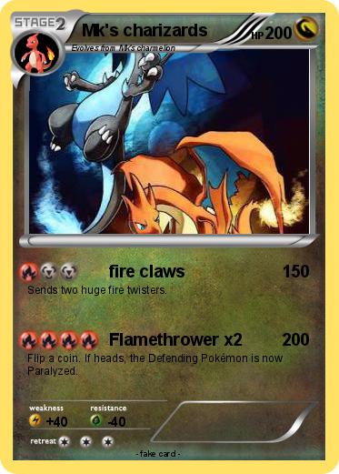 Pokemon Mk's charizards