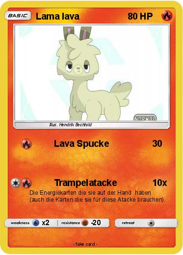 Pokemon Lama lava