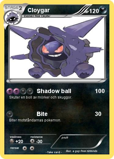 Pokemon Cloygar
