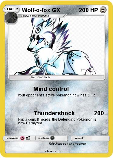 Pokemon Wolf-o-fox GX