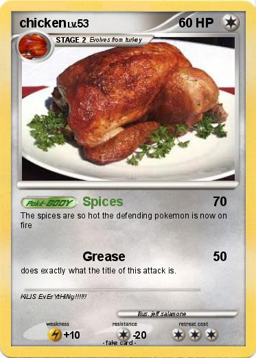 Pokemon chicken