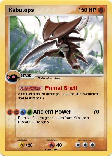 Pokemon Kabutops
