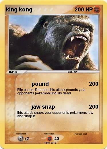 Pokemon king kong