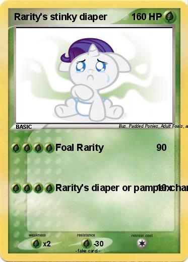 Pokemon Rarity's stinky diaper