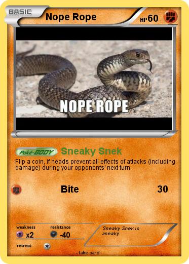 Pokemon Nope Rope