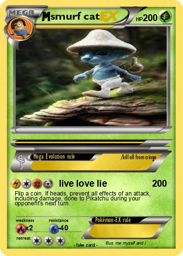 Pokemon smurf cat