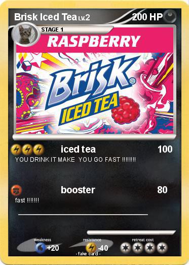 Pokemon Brisk Iced Tea