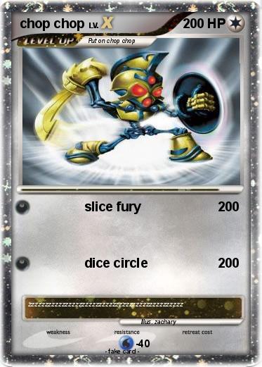 Pokemon chop chop