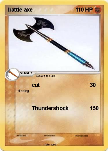 Pokemon battle axe