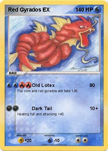 Pokemon Red Gyrados EX