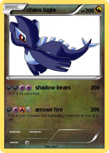 Pokemon chaos lugia
