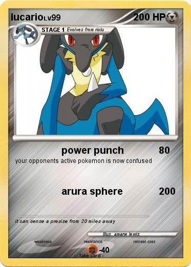 Pokemon lucario