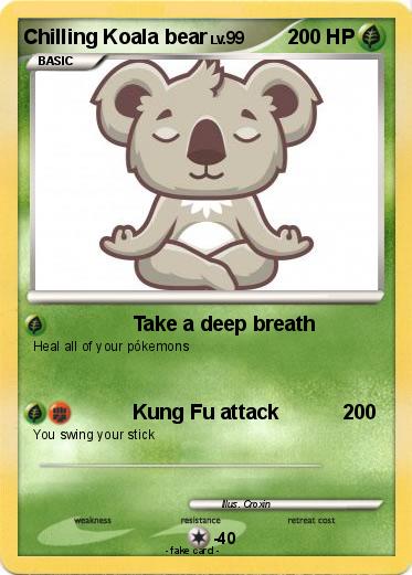 Pokemon Chilling Koala bear