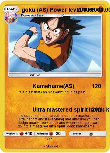 Pokemon goku (AS) Power level 100,000,000,000