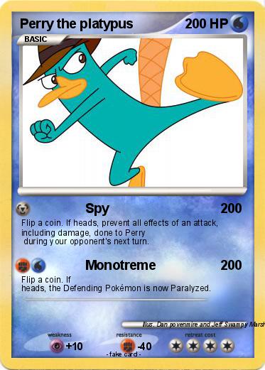 Pokemon Perry the platypus