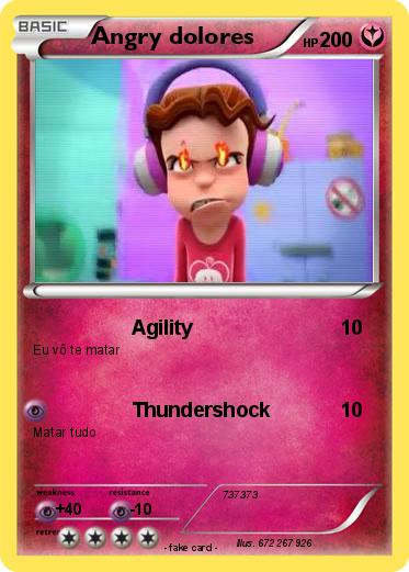 Pokemon Angry dolores