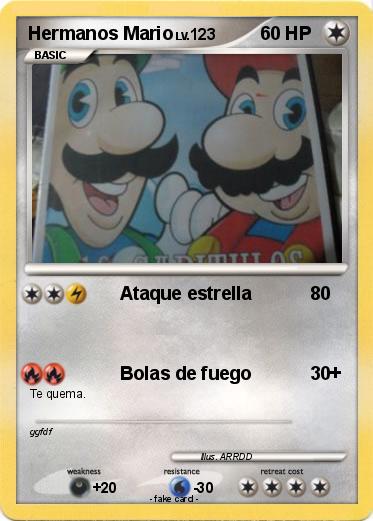Pokemon Hermanos Mario