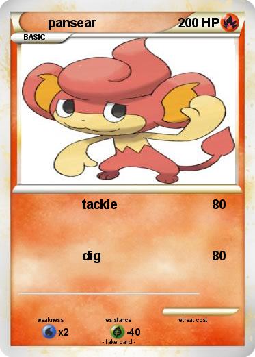 Pokemon pansear