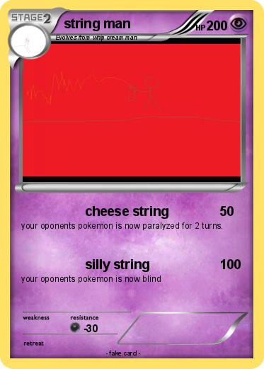 Pokemon string man