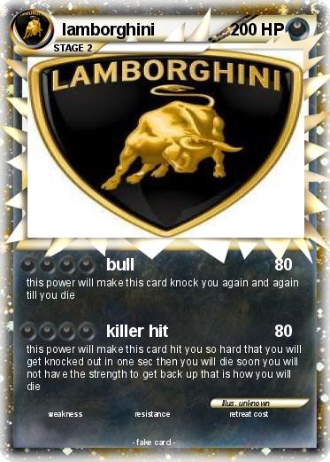 Pokemon lamborghini