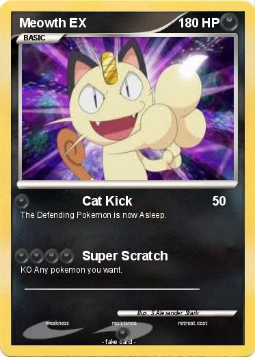 Pokemon Meowth EX