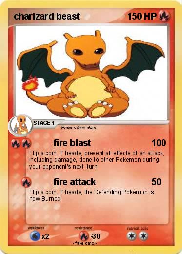 Pokemon charizard beast