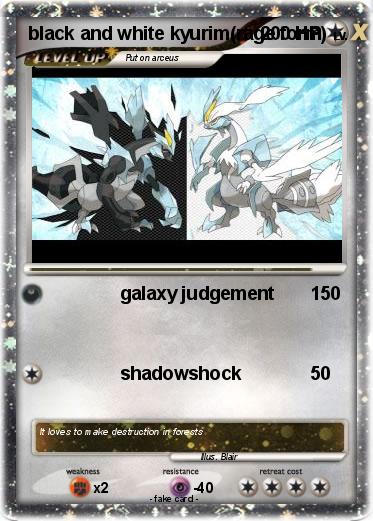 Pokemon black and white kyurim(rage form)