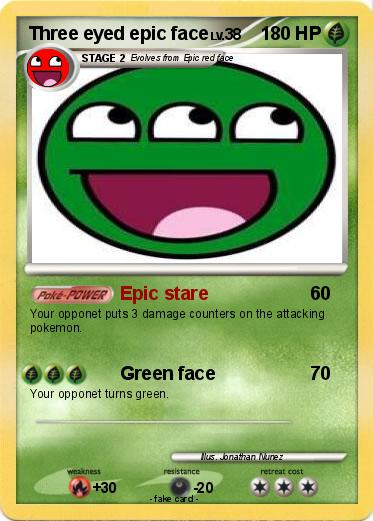 Pokemon Three eyed epic face