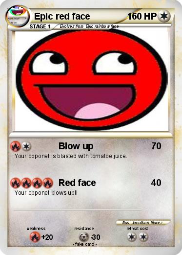 Pokemon Epic red face
