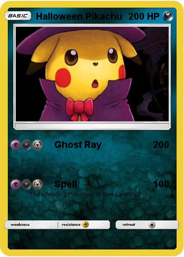 Pokemon Halloween Pikachu