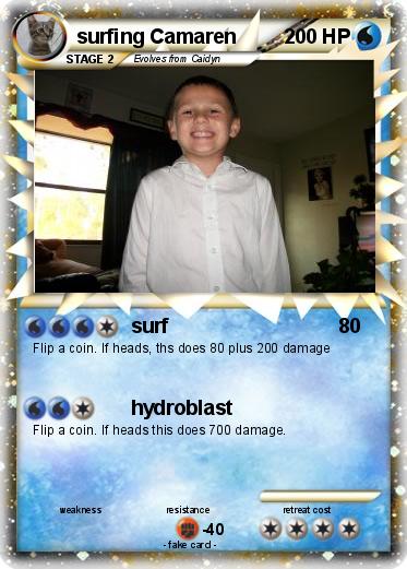 Pokemon surfing Camaren