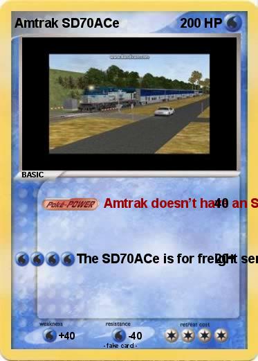Pokemon Amtrak SD70ACe