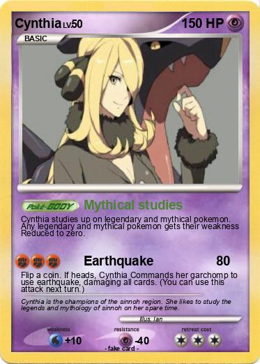 Pokemon Cynthia