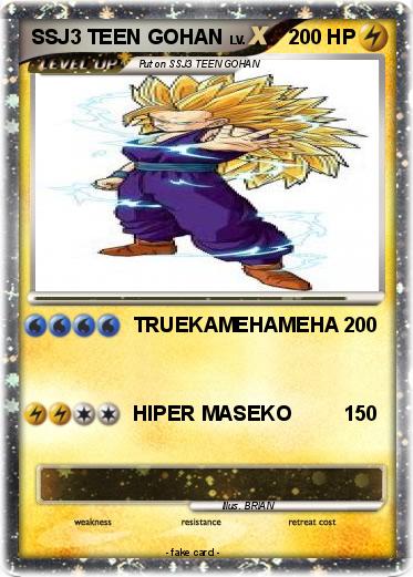 Pokemon SSJ3 TEEN GOHAN