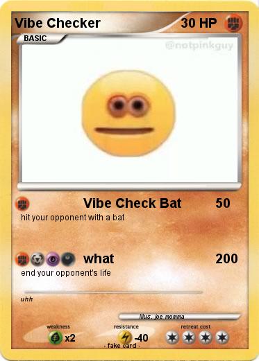 Pokemon Vibe Checker