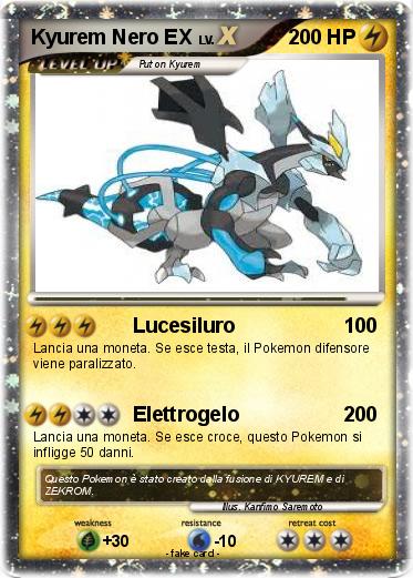 Pokemon Kyurem Nero EX