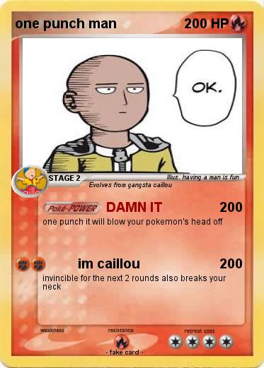 Pokemon one punch man