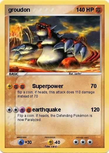 Pokemon groudon