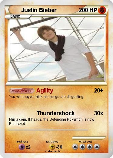 Pokemon Justin Bieber