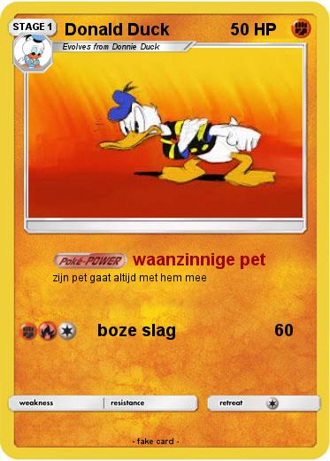 Pokemon Donald Duck