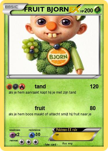 Pokemon FRUIT BJORN